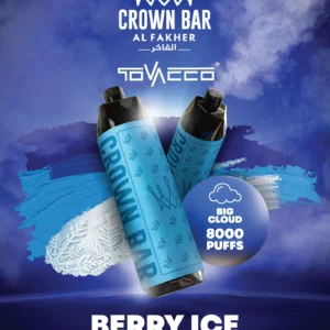 Al Fakher Vape Crown Bar Big Cloud 8000 Puffs 5% Nicotină de unică folosință Vape en-gros - Stoc de depozit european - HelpVape - 12