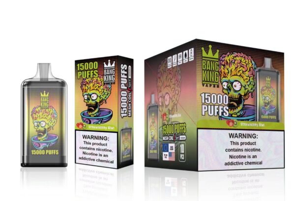 Bang King 15000 Puffs 0% 2% 3% 5% Nikotinový dobíjecí jednorázový vape velkoobchod – HelpVape – 5