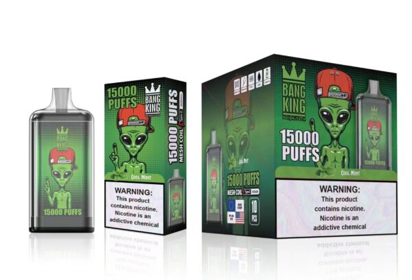 Bang King 15000 Puffs 0% 2% 3% 5% Nikotinový dobíjecí jednorázový vape velkoobchod – HelpVape – 6