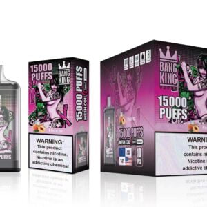 Bang King 15000 de pufături 0% 2% 3% 5% Vape reîncărcabil de unică folosință cu nicotină Comerț cu ridicata 28 Bang King 15000 Puff-uri 0% 2% 3% 5% Vape reîncărcabil de unică folosință cu nicotină Comerț cu ridicata - HelpVape - 28