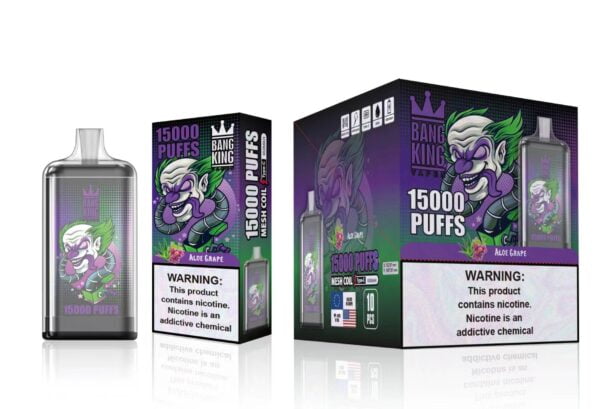 Bang King 15000 Puffs 0% 2% 3% 5% Nikotinový dobíjecí jednorázový vape velkoobchod – HelpVape – 9