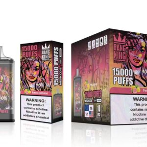Bang King 15000 Puff-uri 0% 2% 3% 5% Nicotină reîncărcabilă de unică folosință Vape en-gros 30 Bang King 15000 Puff-uri 0% 2% 3% 5% Vape reîncărcabil de unică folosință cu nicotină Comerț cu ridicata - HelpVape - 30