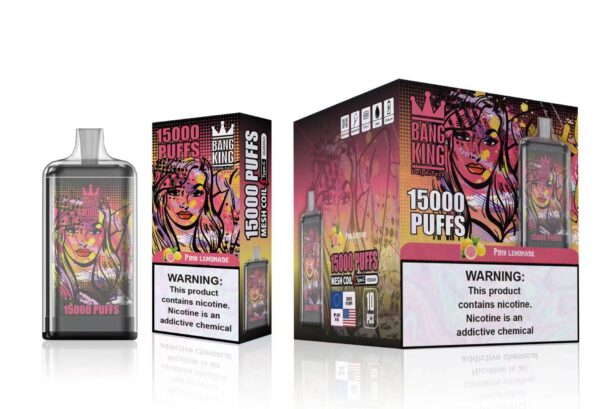 Bang King 15000 Puffs 0% 2% 3% 5% Nikotinová dobíjecí jednorázová vape velkoobchod – HelpVape – 10