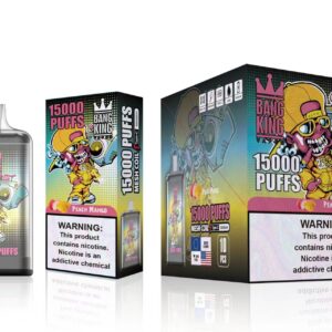 Bang King 15000 de pufături 0% 2% 3% 5% Vape reîncărcabil de unică folosință cu nicotină Comerț cu ridicata 33 Bang King 15000 Puffs 0% 2% 3% 5% Vape reîncărcabil de unică folosință cu nicotină Comerț cu ridicata - HelpVape - 33