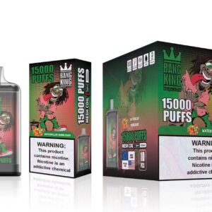 Bang King 15000 de pufături 0% 2% 3% 5% Vape reîncărcabil de unică folosință cu nicotină Comerț cu ridicata 38 Bang King 15000 Puffs 0% 2% 3% 5% Vape reîncărcabil de unică folosință cu nicotină Comerț cu ridicata - HelpVape - 38