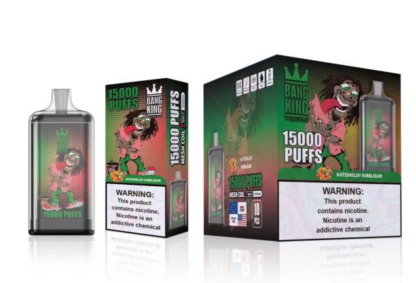 Bang King 15000 Puffs 0% 2% 3% 5% Nikotinový dobíjecí jednorázový vape velkoobchod – HelpVape – 18