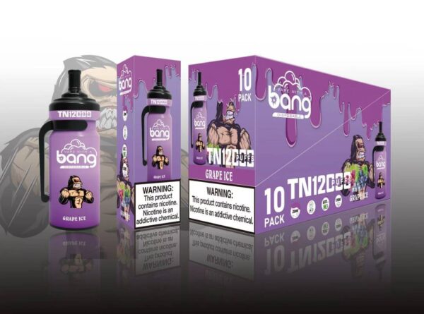 Bang Tn 12000 Puffs 0% 2% 3% 5% Никотиновая одноразовая вейп оригинальная электронная сигарета оптом - HelpVape - 10