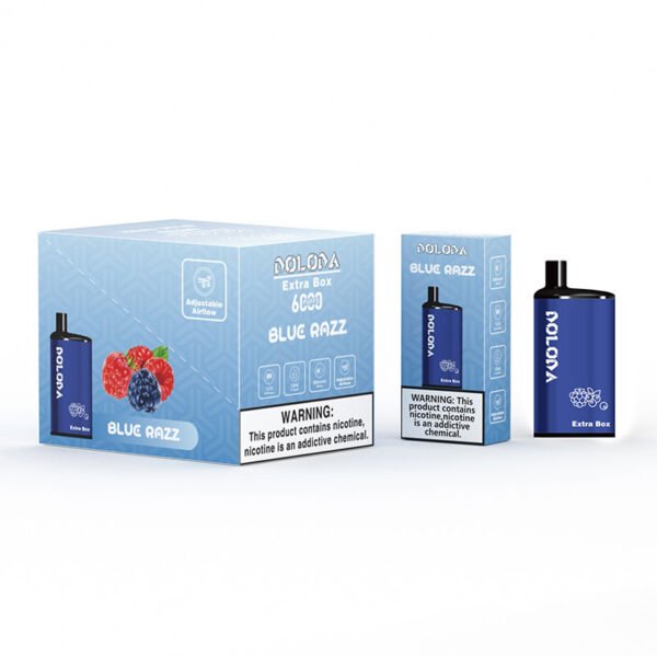 DOLODA Extra Box 6000 Puffs 2% 5% Nikotin wiederaufladbar Einweg-Vape Großhandel - HelpVape - 9