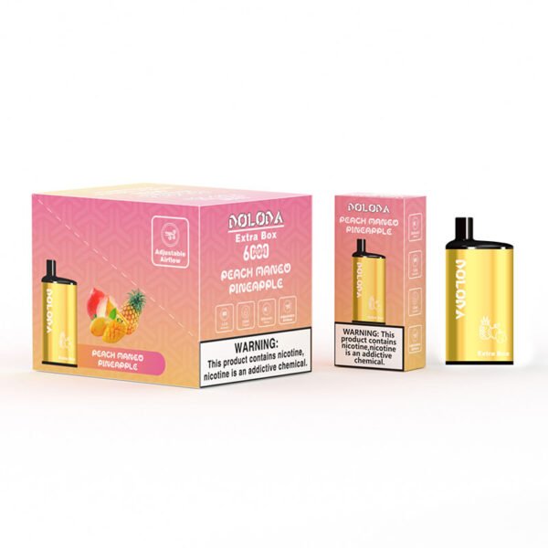 DOLODA Extra Box 6000 Puffs 2% 5% Nikotin wiederaufladbar Einweg-Vape Großhandel - HelpVape - 6