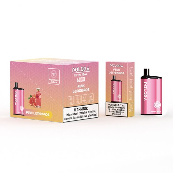 DOLODA Extra Box 6000 Puffs 2% 5% Nikotin wiederaufladbar Einweg-Vape Großhandel - HelpVape - 5