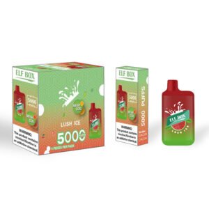 ELF BOX 5000 Puffs 0% 2% 3% 5% Nicotine Disposable Vape Authentic E Cigarette Pen Wholesale 40 ELF BOX 5000 Puffs 0% 2% 3% 5% Nicotine Disposable Vape Authentic E Cigarette Pen Wholesale - HelpVape - 40