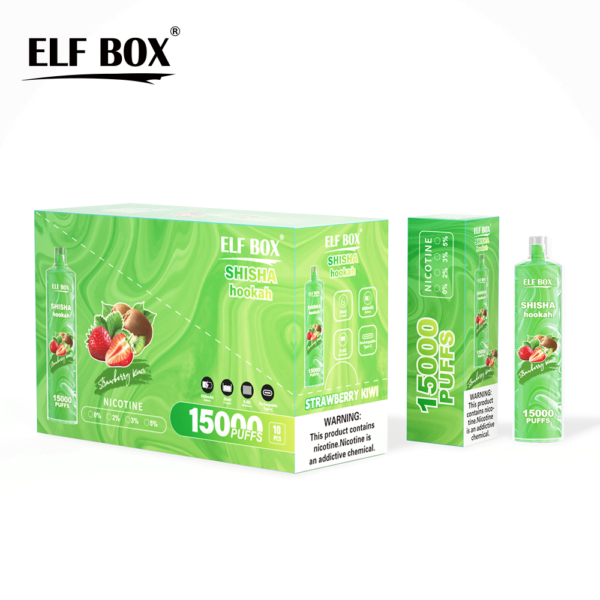 ELF BOX LS15000 Puff Shisha Hookah 0% 2% 5% Nicotine Rechargeable Disposable Vape Wholesale - HelpVape - 7