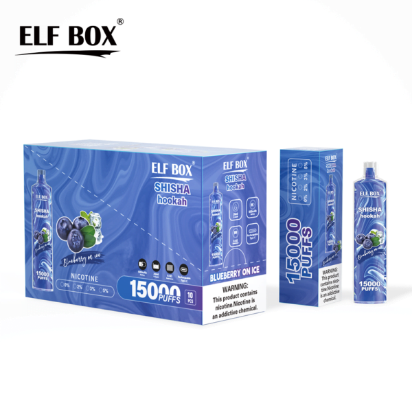 ELF BOX LS15000 Puff Shisha Hookah 0% 2% 5% Nicotine Rechargeable Disposable Vape Wholesale - HelpVape - 10