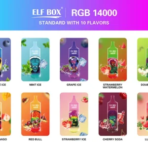 ELF BOX RGB14000 Puffs 0% 2% 3% 5% Nikotin wiederaufladbarer Einweg-Vape Großhandel - HelpVape - 10