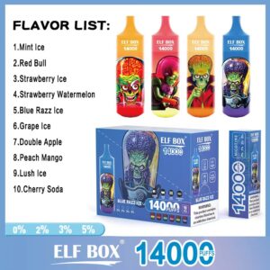 ELF BOX RGB14000 Puffs 0% 2% 3% 5% Nikotin wiederaufladbar Einweg-Vape Großhandel 16 ELF BOX RGB14000 Puffs 0% 2% 3% 5% Nikotin wiederaufladbarer Einweg-Vape Großhandel - HelpVape - 16