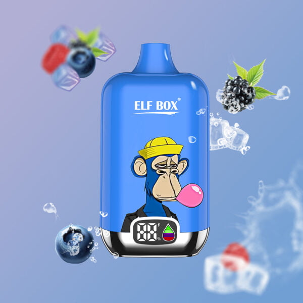 ELF box digital 12000 puffs 0% 2% 3% 5% Nicotine LED display Disposable Vape Wholesale - HelpVape - 14