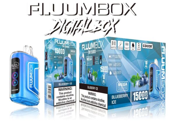 FluuM Digital Box TN 15000 Puffs 0% 2% 3% 5% Никотиновые перезаряжаемые одноразовые капсулы для электронных сигарет Оптовая продажа электронных сигарет - HelpVape - 4