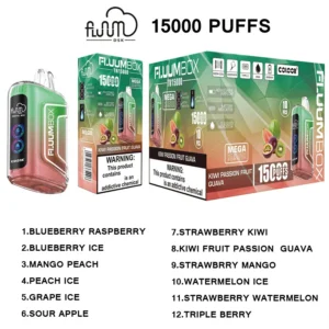 FluuM Digital Box TN 15000 Puffs 0% 2% 3% 5% Никотиновые перезаряжаемые одноразовые капсулы для электронных сигарет Оптовая продажа электронных сигарет - HelpVape - 14