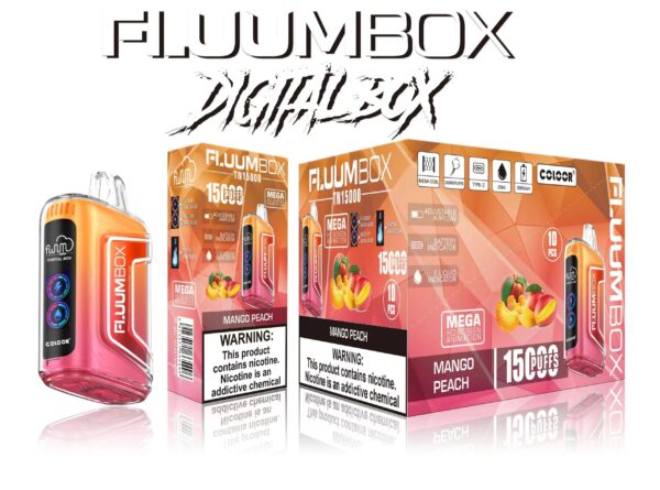 FluuM Digital Box TN 15000 Puffs 0% 2% 3% 5% Никотиновые перезаряжаемые одноразовые капсулы для электронных сигарет Оптовая продажа электронных сигарет - HelpVape - 13