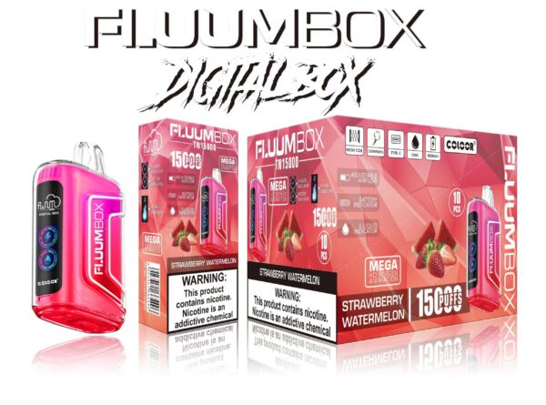 FluuM Digital Box TN 15000 Puffs 0% 2% 3% 5% Никотиновые перезаряжаемые одноразовые капсулы для электронных сигарет Оптовая продажа электронных сигарет - HelpVape - 12