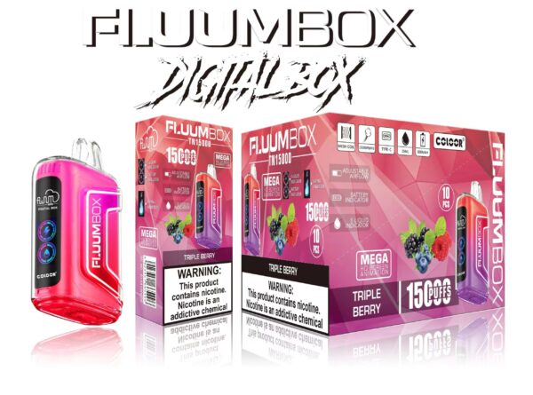 FluuM Digital Box TN 15000 Puffs 0% 2% 3% 5% Никотиновые перезаряжаемые одноразовые капсулы для электронных сигарет Оптовая продажа электронных сигарет - HelpVape - 9