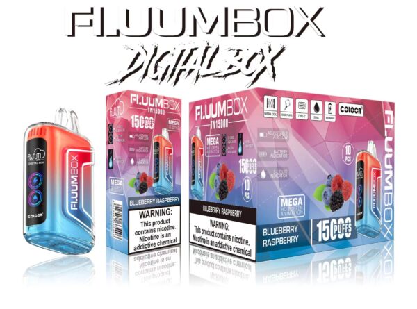 FluuM Digital Box TN 15000 Puffs 0% 2% 3% 5% Никотиновые перезаряжаемые одноразовые капсулы для электронных сигарет Оптовая продажа электронных сигарет - HelpVape - 8