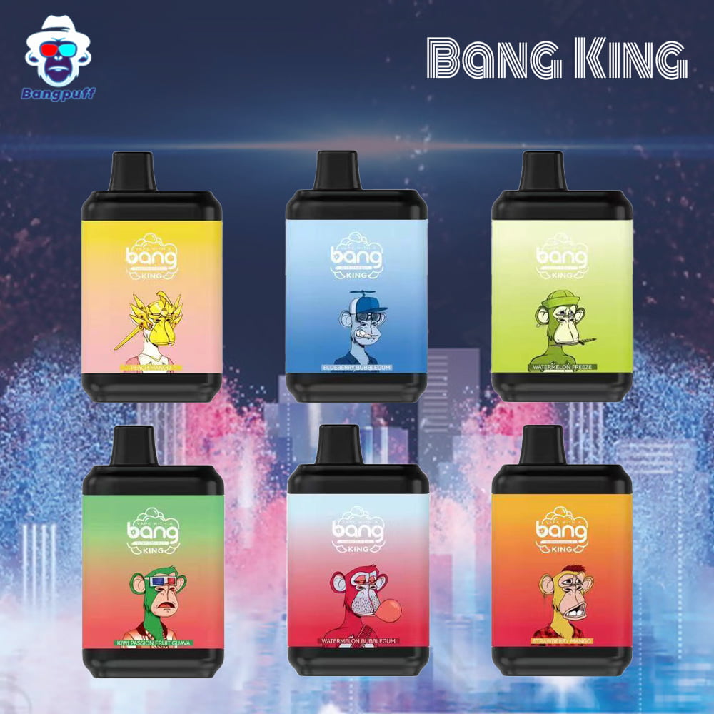 Bang King 8000 Puffs 0% 2% 3% 5% Никотиновые одноразовые вейпы оптом 34 Bang King 8000 Puffs 0% 2% 3% 5% Никотиновый одноразовый вейп оптом - HelpVape - 34