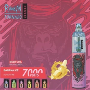 RandM Tornado 7000 Rookwolken 0% 2% 3% 5% Nicotine Wegwerp Vape Groothandel 13 RandM Tornado 7000 Rookwolken 0% 2% 3% 5% Nicotine Wegwerp Vape Groothandel - HelpVape - 13