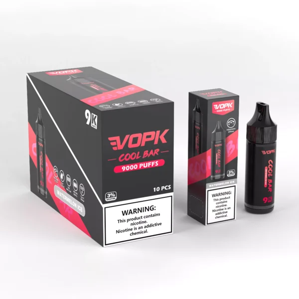 VOPK COOL BAR-9000 PUFFS 0% 2% 3% 5% Nicotine Disposable Vape Wholesale - HelpVape - 10