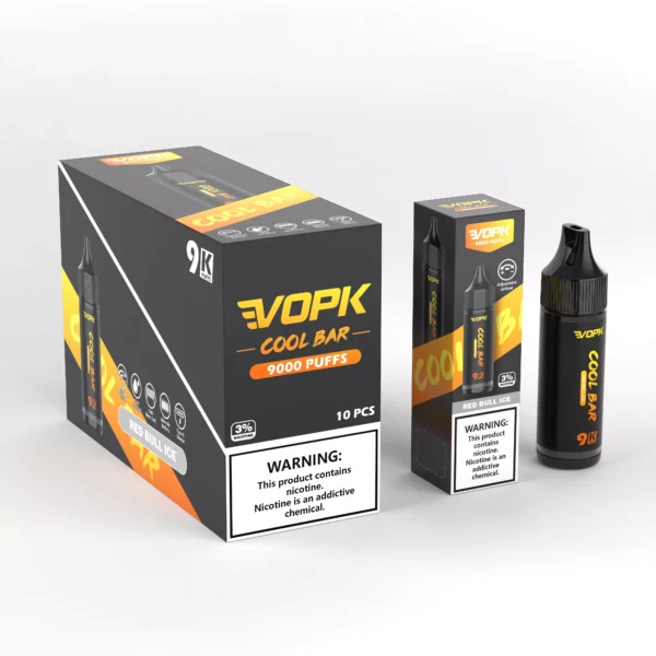 VOPK COOL BAR-9000 PUFFS 0% 2% 3% 5% Nicotine Disposable Vape Wholesale - HelpVape - 8