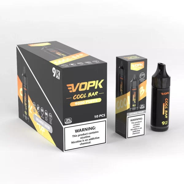 VOPK COOL BAR-9000 PUFFS 0% 2% 3% 5% Nicotine Disposable Vape Wholesale - HelpVape - 6