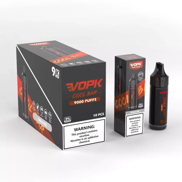 VOPK COOL BAR-9000 PUFFS 0% 2% 3% 5% Nicotine Disposable Vape Wholesale - HelpVape - 5