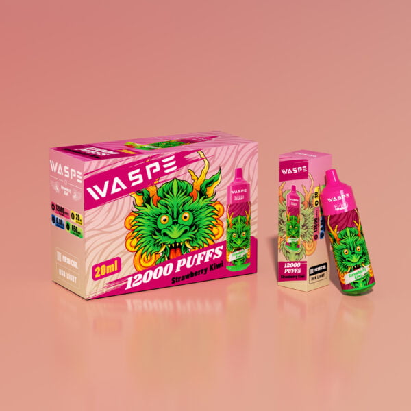 WASPE 12000 PUFFS 0% 2% 3% 5% Никотиновый одноразовый вейп оптом - HelpVape - 6