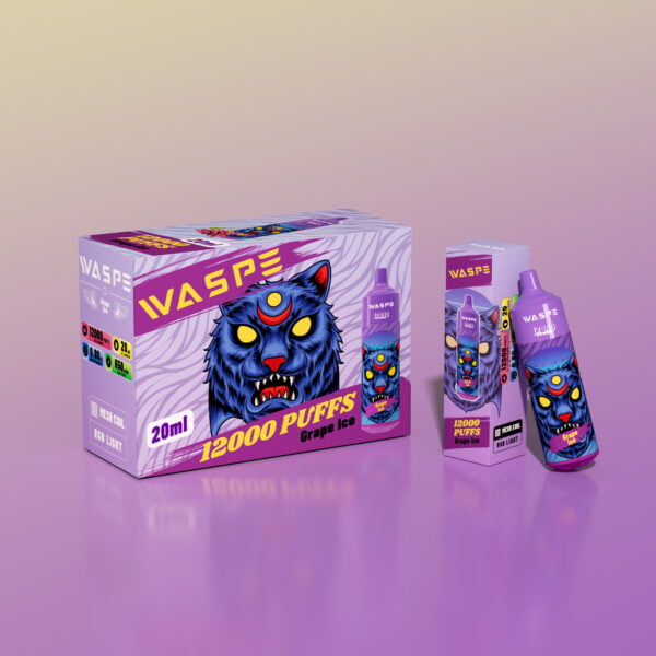 WASPE 12000 PUFFS 0% 2% 3% 5% Никотиновый одноразовый вейп оптом - HelpVape - 15