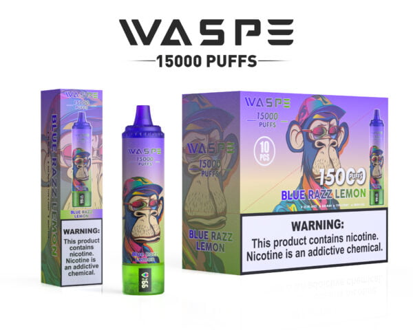 WASPE 15000 PUFFS 0% 2% 3% 5% Nicotine Disposable Vape Wholesale - HelpVape - 13