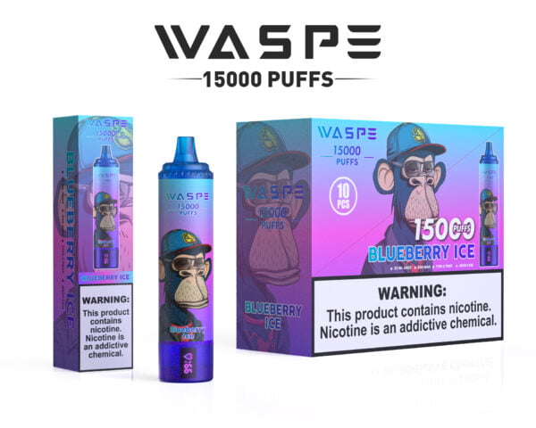 WASPE 15000 PUFFS 0% 2% 3% 5% Nicotine Disposable Vape Wholesale - HelpVape - 8