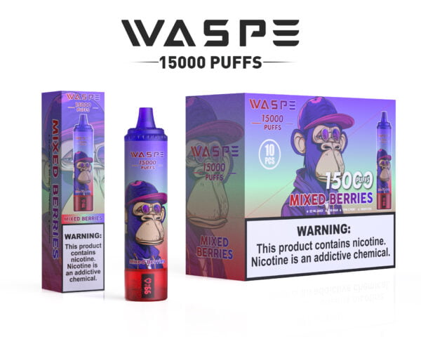 WASPE 15000 PUFFS 0% 2% 3% 5% Nicotine Disposable Vape Wholesale - HelpVape - 10