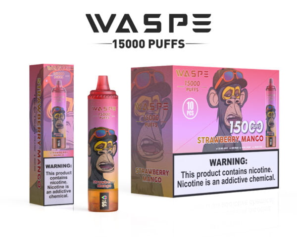 WASPE 15000 PUFFS 0% 2% 3% 5% Nicotine Disposable Vape Wholesale - HelpVape - 12