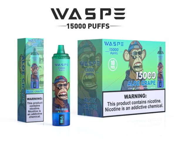 WASPE 15000 PUFFS 0% 2% 3% 5% Nicotine Disposable Vape Wholesale - HelpVape - 3