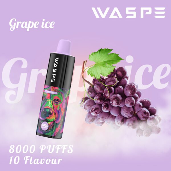 WASPE 8000 PUFFS 0% 2% 3% 5% Никотиновый одноразовый вейп оптом - HelpVape - 5