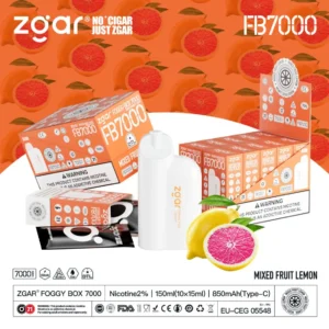 ZGAR FOGGY BOX 7000 Puffs 2% Никотиновый перезаряжаемый одноразовый вейп оптом - HelpVape - 21