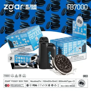 ZGAR FOGGY BOX 7000 Puffs 2% Никотиновый перезаряжаемый одноразовый вейп оптом - HelpVape - 23