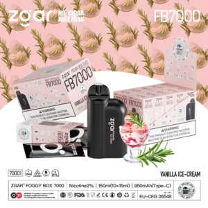ZGAR FOGGY BOX 7000 Puffs 2% Nikotynowy akumulator jednorazowy Vape Hurt - HelpVape - 29
