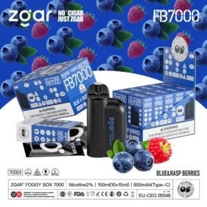 ZGAR FOGGY BOX 7000 Puffs 2% Nikotynowy akumulator jednorazowy Vape Hurt - HelpVape - 31