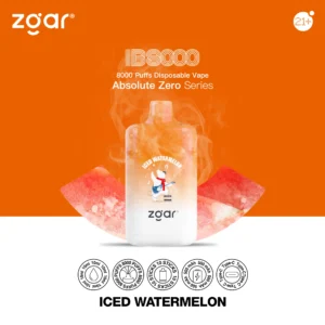 ZGAR ICE BOX 8000 Puffs 2% Vape jetable rechargeable à la nicotine en gros 24 ZGAR ICE BOX 8000 Puffs 2% Vente en gros de vape jetable rechargeable à la nicotine - HelpVape - 24