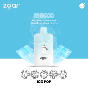 ZGAR ICE BOX 8000 Puffs 2% Nikotynowy akumulator jednorazowy Vape Hurt - HelpVape - 17