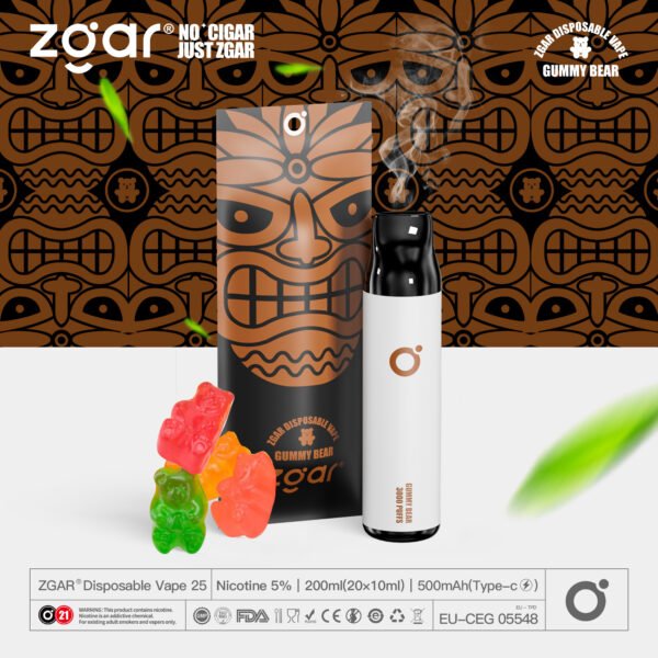 ZGAR ZG25 3000 Puffs 5% Pod jetable rechargeable à la nicotine en gros - HelpVape - 13