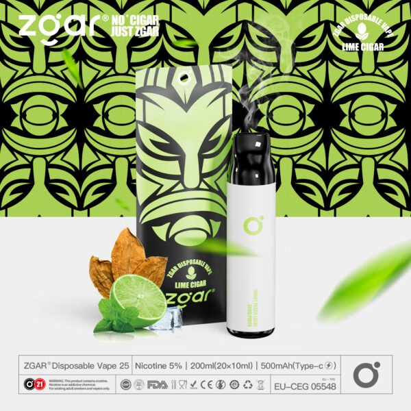 ZGAR ZG25 3000 Puffs 5% Pod jetable rechargeable à la nicotine en gros - HelpVape - 9