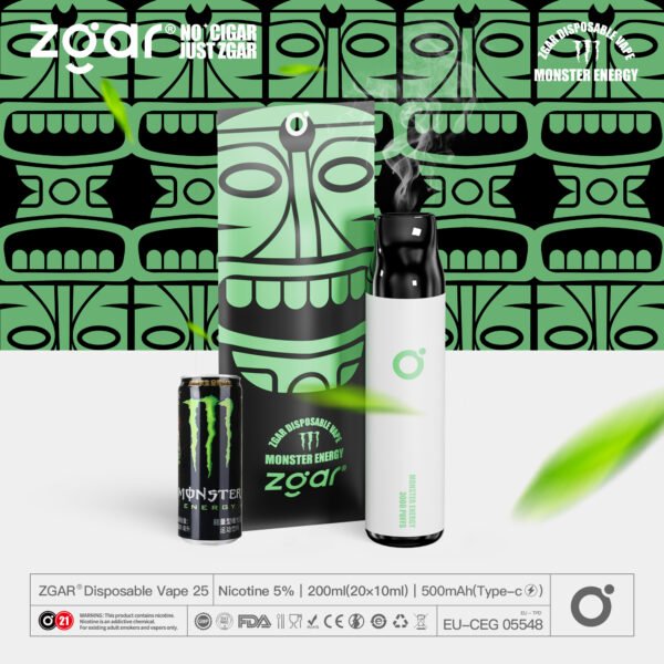 ZGAR ZG25 3000 Puffs 5% Pod jetable rechargeable à la nicotine en gros - HelpVape - 6