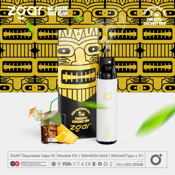 ZGAR ZG25 3000 Puffs 5% Pod jetable rechargeable à la nicotine en gros - HelpVape - 5